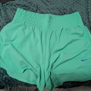 Nike Women's Mint Green Athletic Shorts